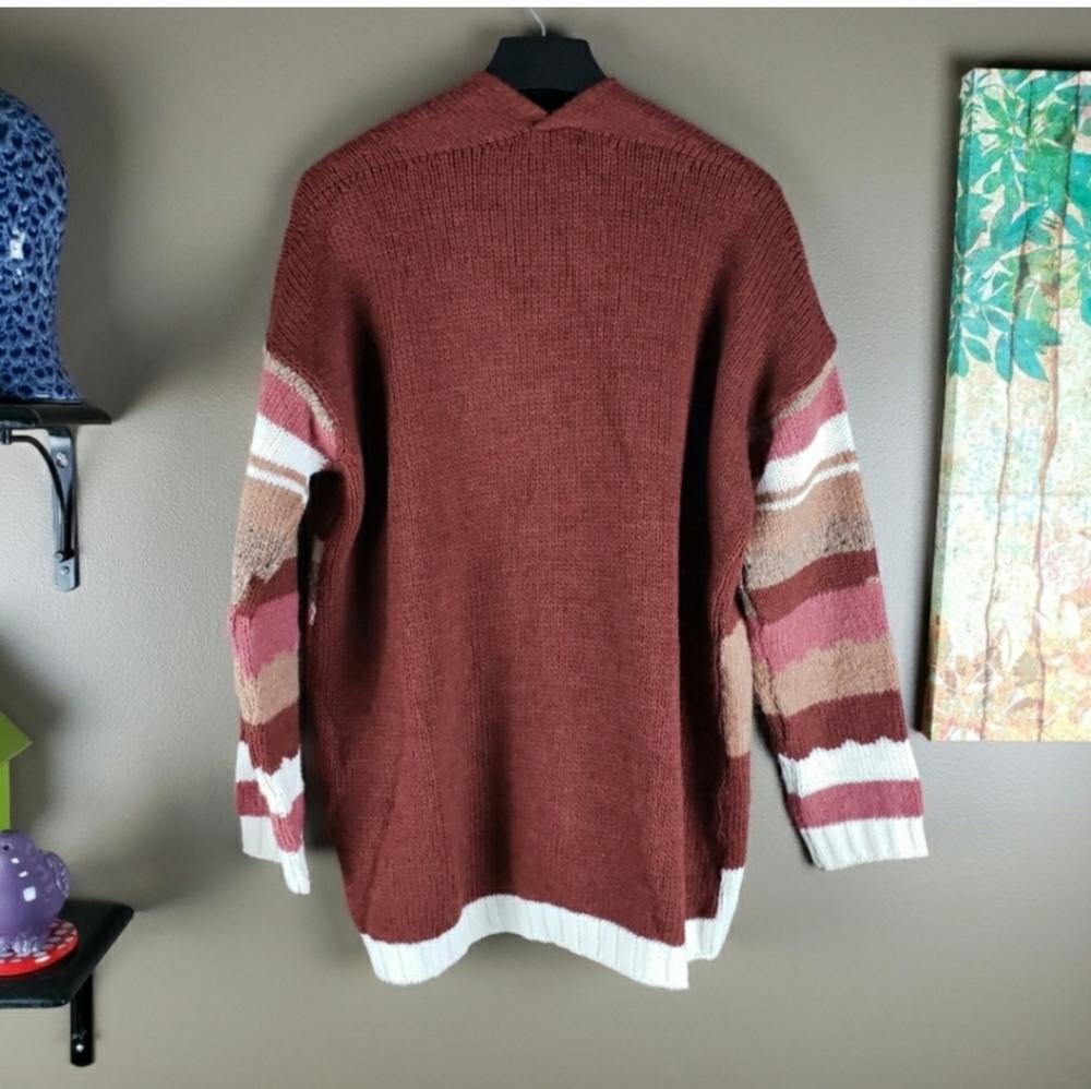 Anthropologie Elsamanda made in Italy cardigan open front sweater medium - Picture 5 of 10
